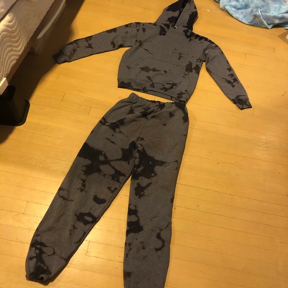 Jerzees Bleached Sweat Set - Picture 2 of 9